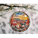 Bryce Canyon National Park Keepsake Ornament, Stained Glass Look, National Parks Christmas Souvenir