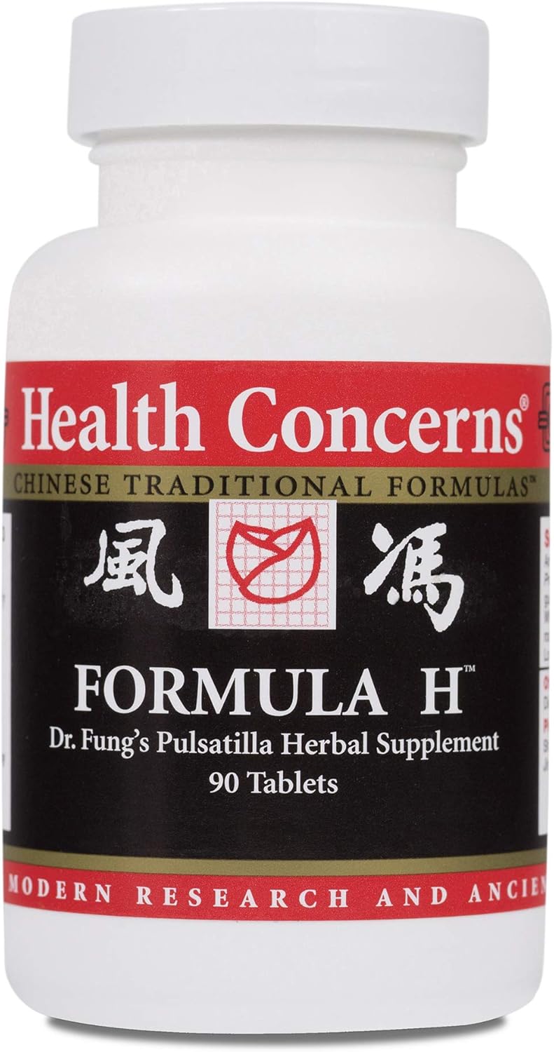 Amazon Com Health Concerns Formula H Dr Fung S Pulsatilla Chinese Herbal Supplement Modified Bai Tou Weng Tang Hemorrhoid Relief With Sanguisorba Root 90 Count Herbal Supplements Health Personal Care