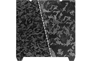 SIFROTHY Smooth Camouflage+Black Forged Carbon Fiber 3D Printer Build Plate Flexible Spring Steel Print Bed for K1/Ender 3 V2/Ender 3 V3 SE/Ender 3 V3 KE/Ender 3 S1 Pro/Ender 3 V2 Neo/Sovol SV05/SV06/SV07