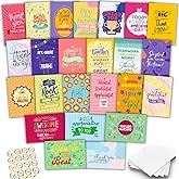 Hat Acrobat 24 Unique Employee Appreciation Cards with Envelopes - You Are Awesome, You Make a Difference, Kudos for Work s