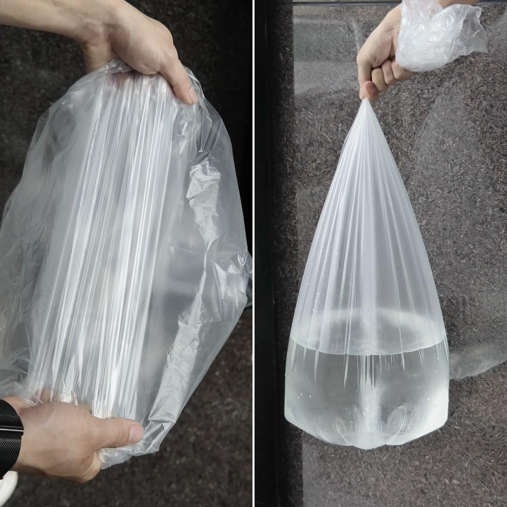 Lesbin 8 Gallon Trash Bag Tall Garbage Bags, 190 Counts (Clear