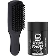 L3 Club Brush - Perfect for Hair Cutting and Fading - Gentle Yet Effective Bristle - for Barbers (Sample Powder Included)