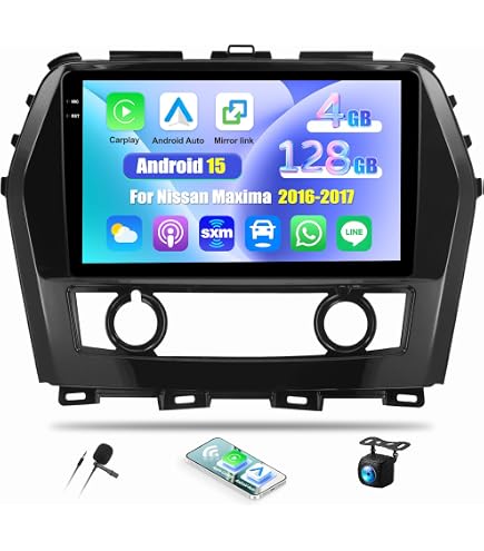 Amazon.com: Android 14 Car Stereo Radio for Nissan Maxima 2016