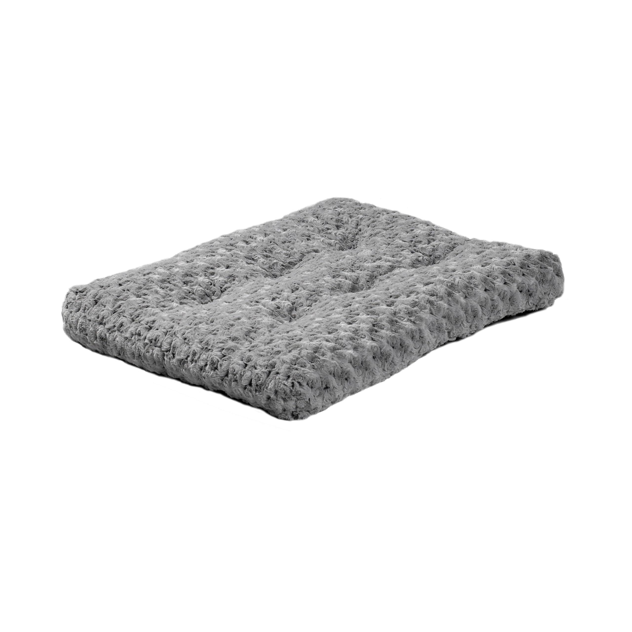 MidWest Homes for Pets XXS QuietTime Deluxe Gray Ombré Swirl Plush Pet Bed, Machine Washable, Non-Skid Bottom, Soft Crate Mat for 46 cm Crates