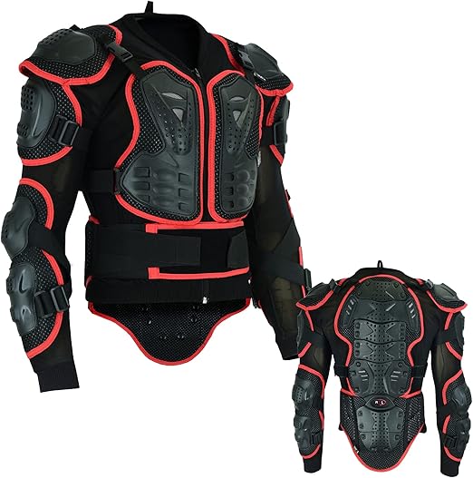 RXL Motorcycle Body Armour Mens Motorbike Protective Jacket Motorcross