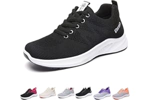 GENERIC Womens Orthopedic Bowling Shoes, Breathable Comfortable Universal Slide Sole, Lightweight Mesh Athletic Slip on Sneakers