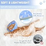 Supet Cat Cone Collar Soft Recovery Collar for Pets Small Dogs Blue S view 3