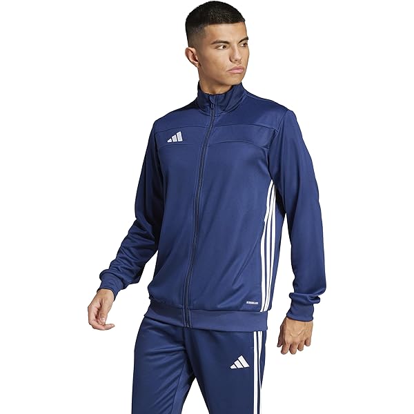 adidas Stretch Woven PrimeBlue Mens Tennis Jacket BLK/WNDR