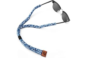 Pilotfish Premium Cotton Eyewear Retainer Sunglass Strap - Multiple Design Options - Soft & Durable Sunglass Holder
