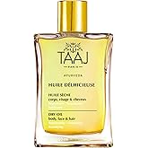 TAAJ | Délhicieuse Dry Beauty Oil | Face, Body & Hair | Nourishes, Protects & Revitalizes | Silky Skin & Repaired Hair | Ayurvedic-Inspired Skincare | 96% Natural Ingredients | Vegan | 1.7 fl oz