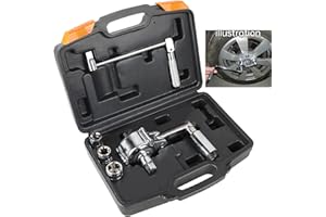 Autory Angchun Torque Multiplier Wrench 1/2 Drive, Torsion Torque Multiplier Wrench 3200N.M Lug Nut Remover 16 Times Trans-Speed Labor Saving with 3 Free Socket Lug