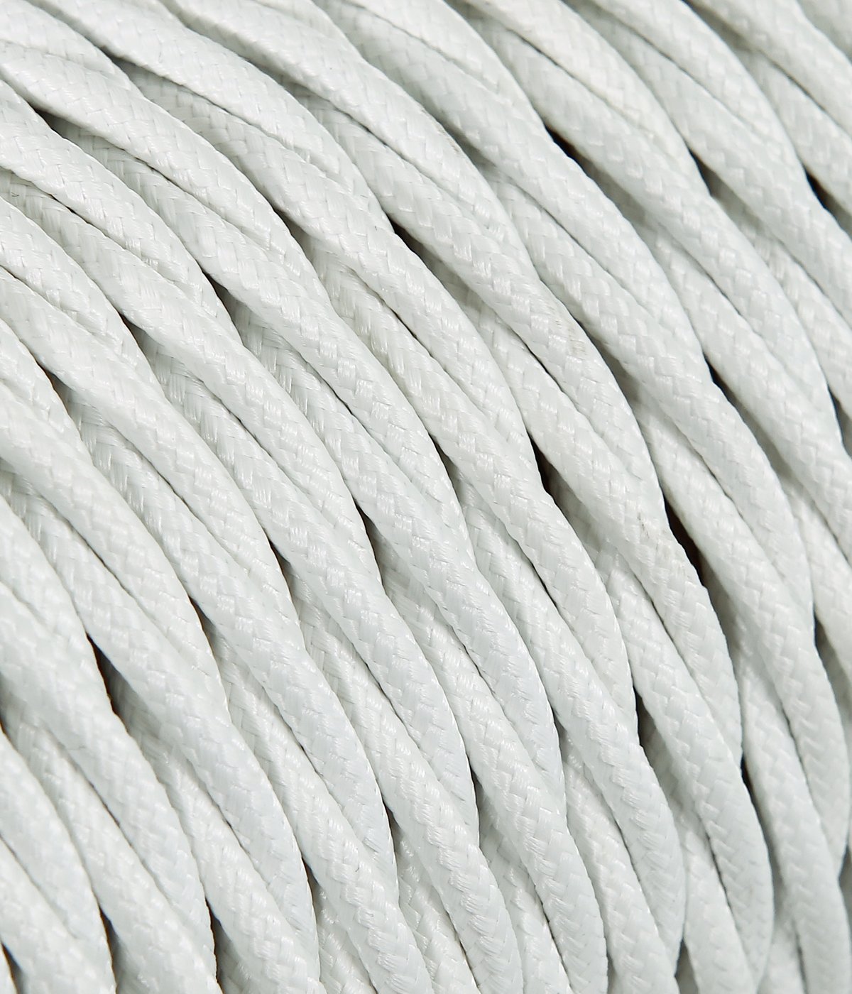 Electrical Cable Braid/Braided Fabric Coated White Color Section 3x1.50 (15 Meters)