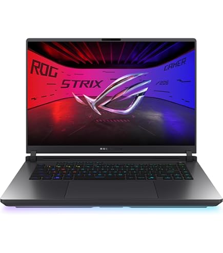 ASUS ROG Strix G16 (2025) Gaming Laptop, 16” ROG Nebula, NVIDIA