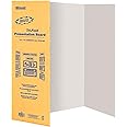 BAZIC Trifold Presentation Board 28" X 40" White, Tri-Fold Corrugated Poster Boards, Cardboard for Display Boards Science Fair Art Project, 30-Pack