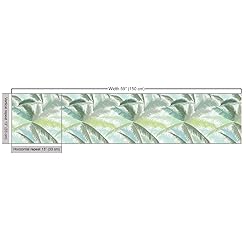 Ambesonne Palm Tree Fabric by The Yard, Leafy