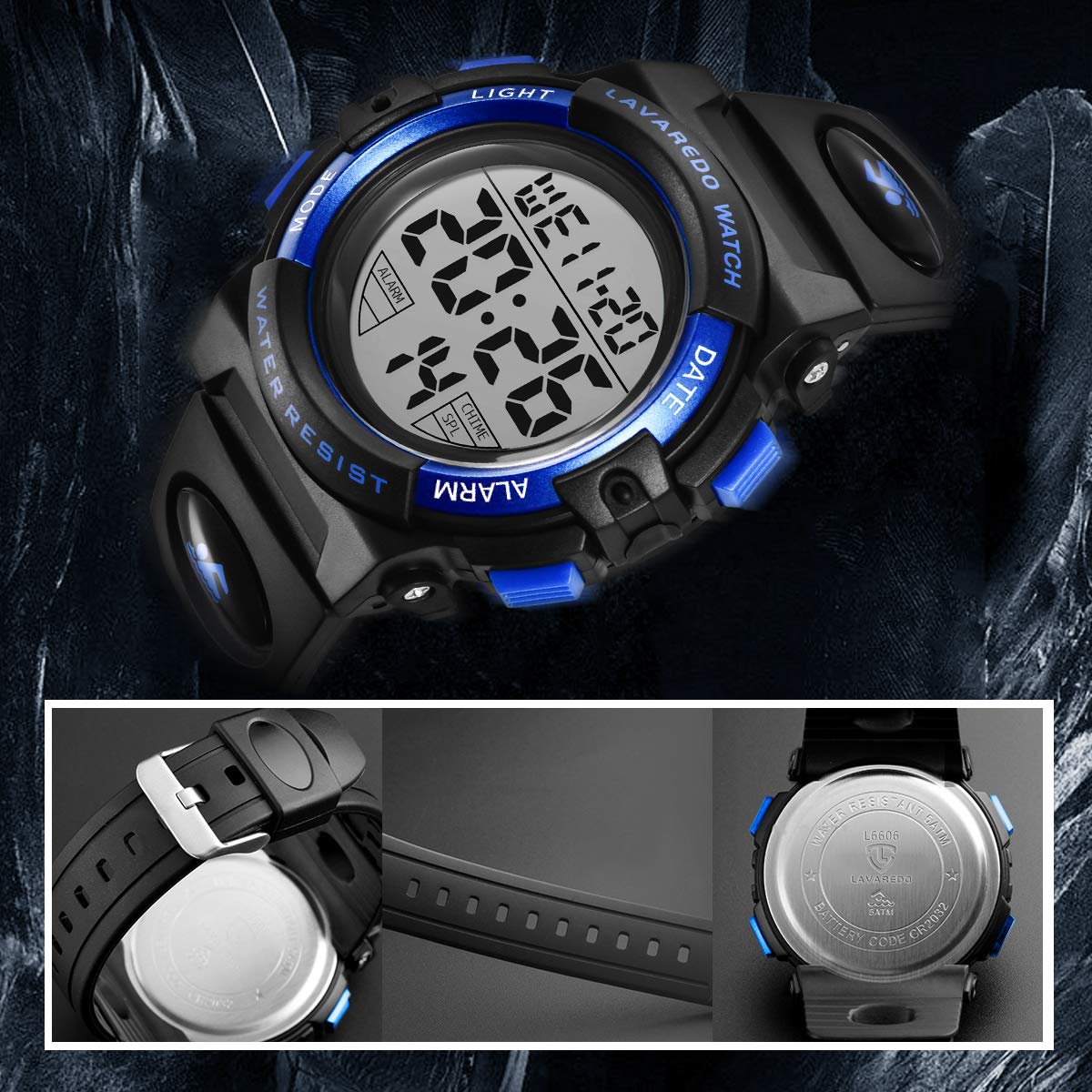 NN BEN NEVIS Boys Watch, Kids Digital Watch for 5-15 Year Sport Outdoor Multifunction Chronograph 50M Waterproof Alarm Calendar, Kids Watch with Colorful Backlight