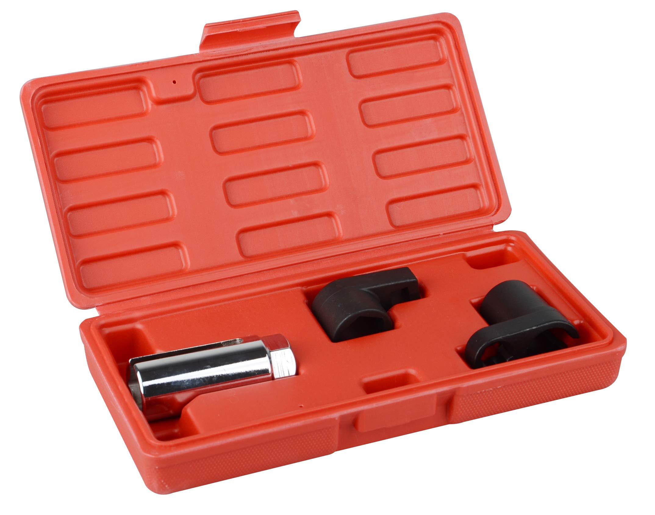 3 pcs Automotive Oxygen Sensor Socket Wrench O2 Remover Tool Set Kit