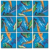 Scramble Squares Freshwater Fish 9 Piece Challenging Puzzle - Amazing &amp; Engaging Brain Teaser - Mind Game for Children, Teens &amp; Adults - Boosts Problem Solving