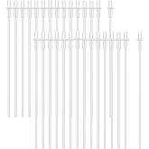 Weewooday 30 Pieces Disposable Artificial Insemination Rods Tube | Flexible Breeding Catheter Tube, Sheep Breeding Rods, for Most Dog Goat Sheep Animals Breed Test