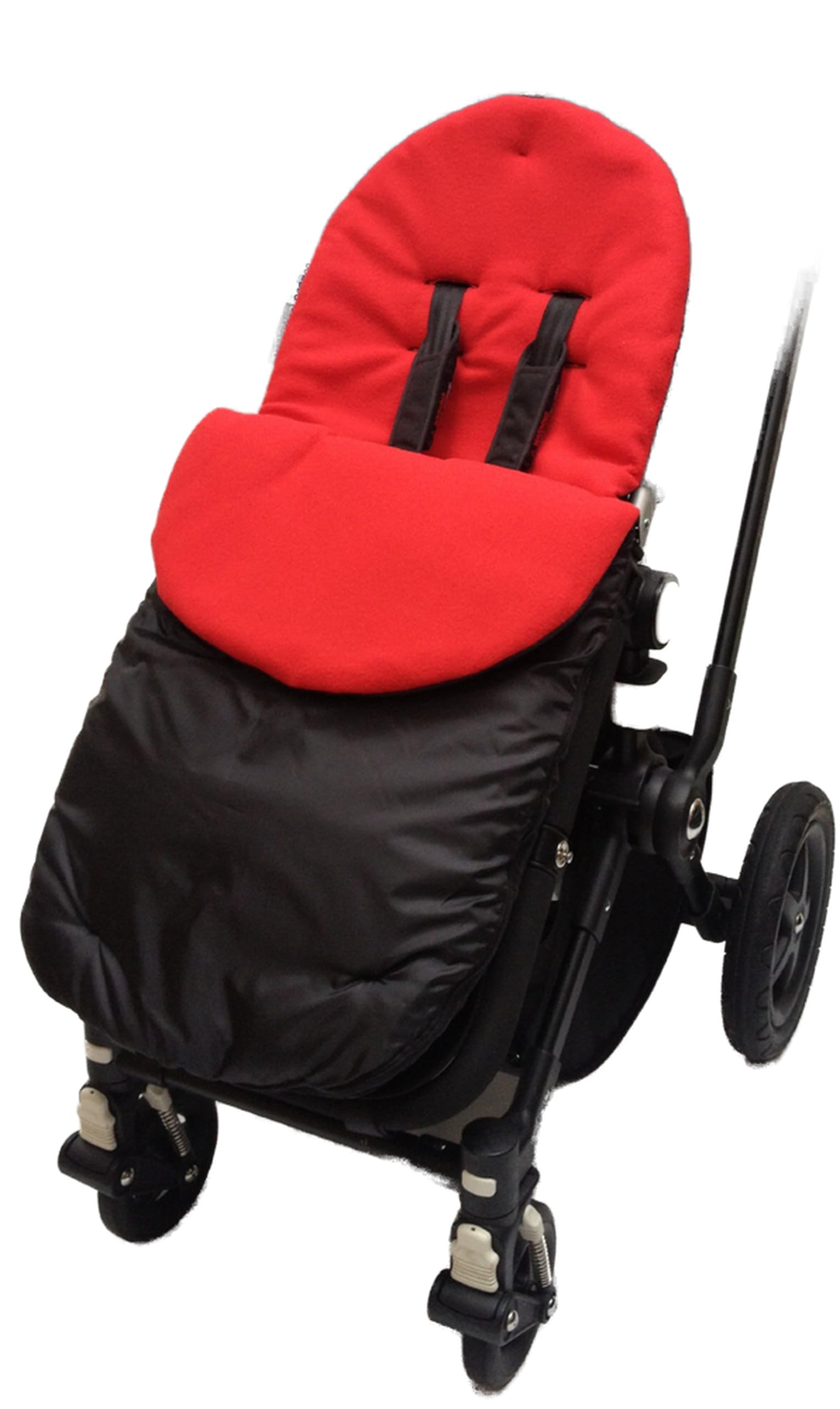 Footmuff/Cosy Toes Compatible with Pushchairs Buggies Prams Strollers Red