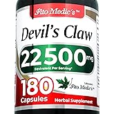 FITO MEDIC'S Lab | Devils Claw |180 Capsules | Devils Claw Herbal Supplement | harpagofito | Ultra high Absorption.