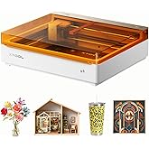xTool M2 10W Laser Engraver, Built-in Dual Cameras, Class 1 Enclosed Safe Laser Engraving Machine for DIY Craft on Wood, Leather, Felt, Fabric, Paper