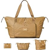 The Foldie Foldable Travel Bag for Women - 40L Weekender Bag with Multiple Pockets - Carry On Expendable Travel Bag