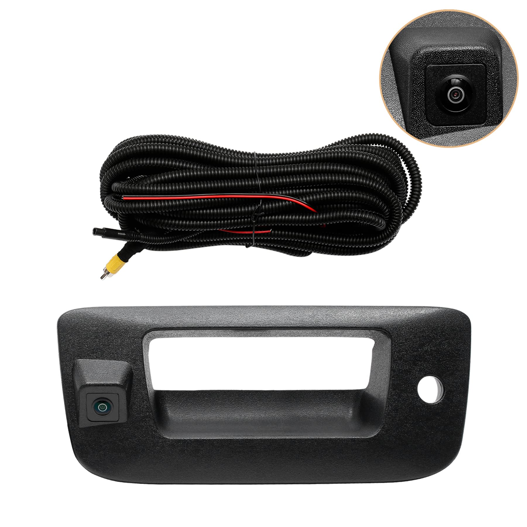 Photo 1 of Back Up Camera, w/Tailgate Handle, Compatible with 2007-2014 Chevy Silverado GMC Sierra 1500 2500 3500, w/Keyhole, 170° Viewing Angle, Rear View Camera, Reverse Camera, Backup Camera Kit, Waterproof
