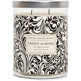 Michel Design Works Honey Almond Medium Tumbler Candle, 14 Ounce