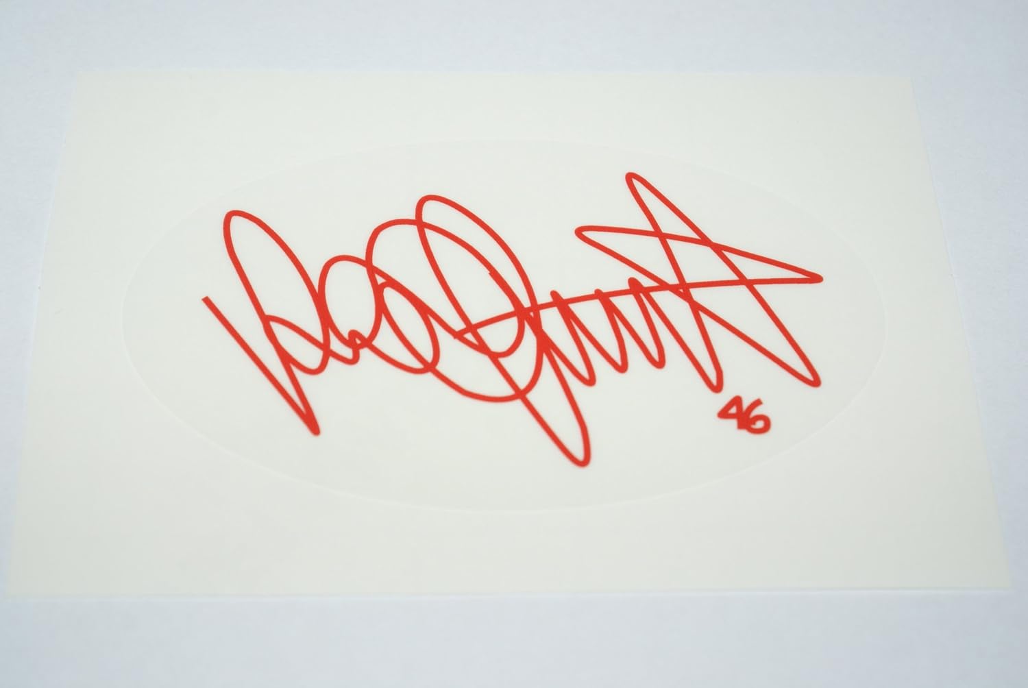Rapro Graphics Valentino Rossi Signature Decal Accessories Decals Magnets Stickers