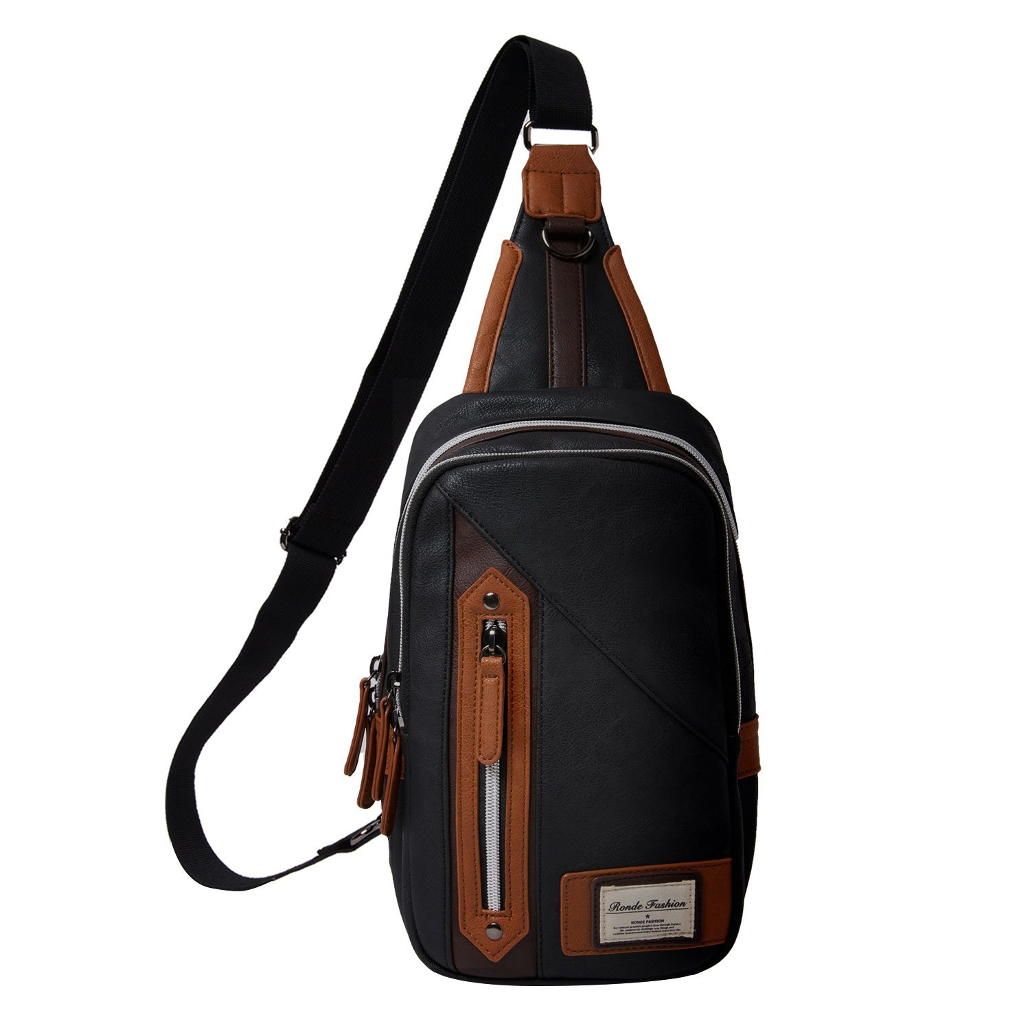 [RONDE]ボディバッグ ショルダーバッグ 斜めがけバッグ ワンショルダーバッグ ボディーバッグ メンズ メンズ キャメル