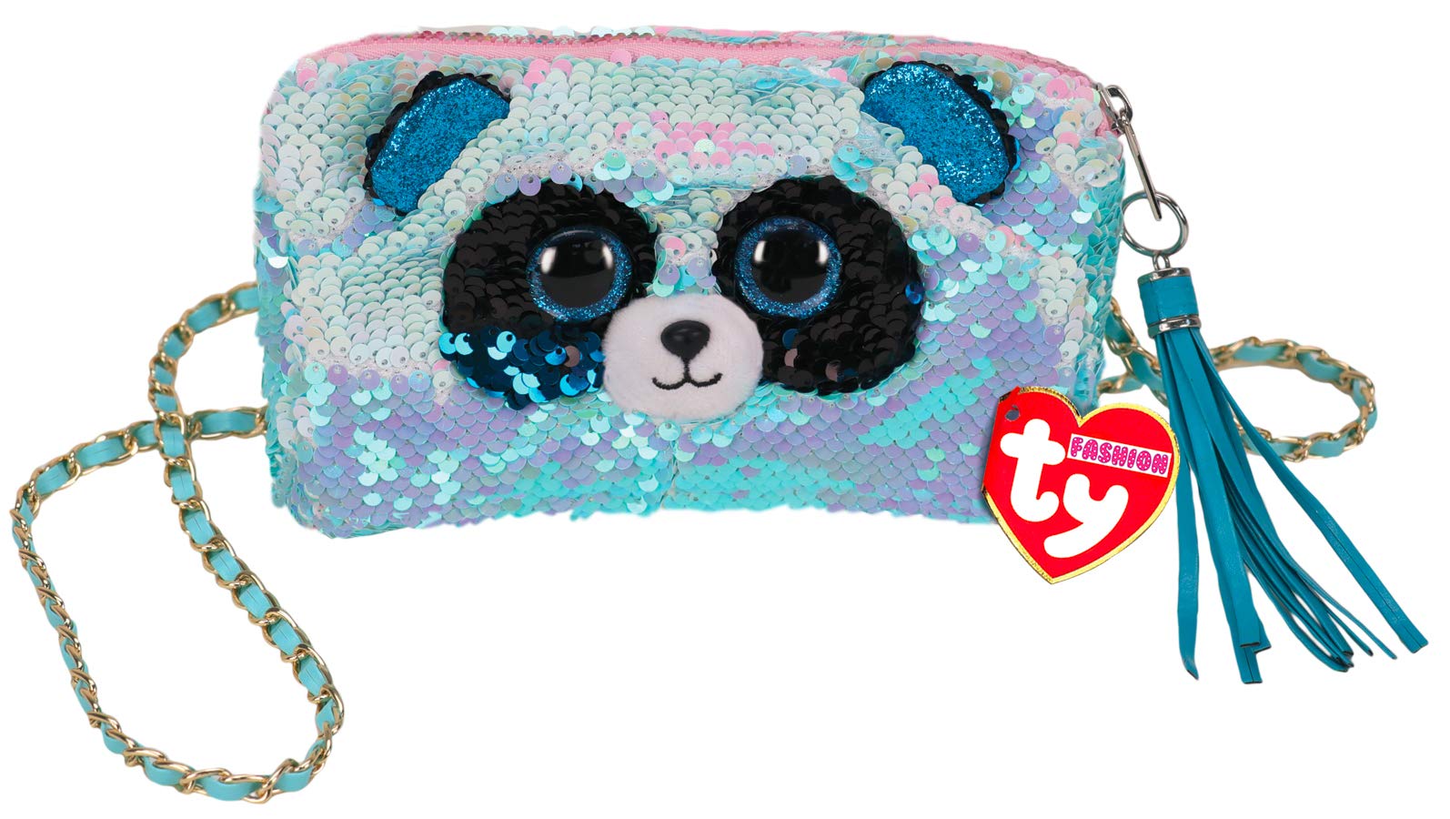 TY Fashion Handbag - Panda Bamboo, Multi, S