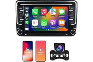 Car Radio for VW Volkswagen Seat Golf Passat Jetta Beetle Tiguan Touran EOS 7 Inch Touchscreen Bluetooth Radio with Apple Car