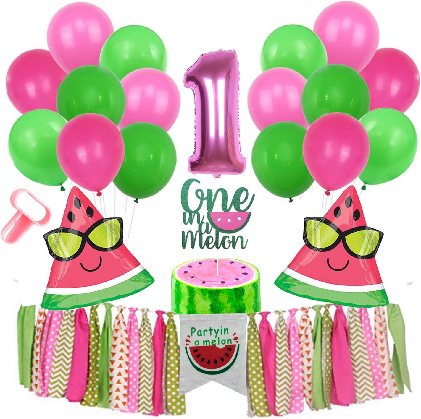 Best one in a melon high chair banner