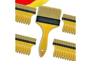 PANCLUB Paint Brushes for Walls I Chip Brush Set 4 inch 20 Pack I S.Chip Brush Never Lose Bristles I 100% Plastic I for Paint, Glues, Stains and Single Material