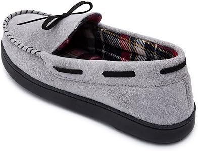 womens flannel lined slippers
