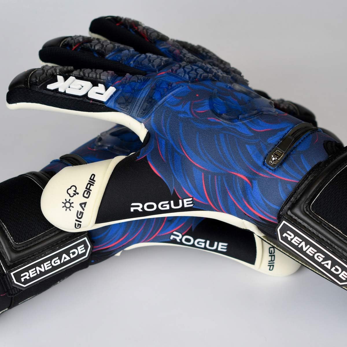 Renegade GK Limited Edition Rogue Soccer Goalie Gloves with Microbe