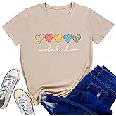 LOOKFACE Women Graphic T Shirts Cute Soft Tees