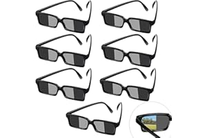 Lohoee Sunglasses Real Detective Glasses View to See Behind You for Kids Personal Security/Party Favors/Costume Props