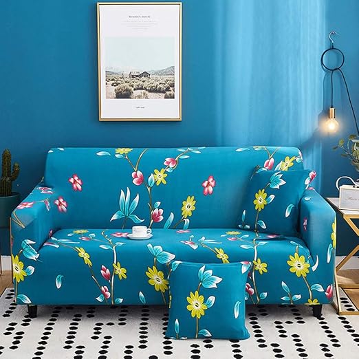 Amazon.de: Gedruckt Strecken Sofa Couch-Abdeckung, Anti-Slip Schonbezug