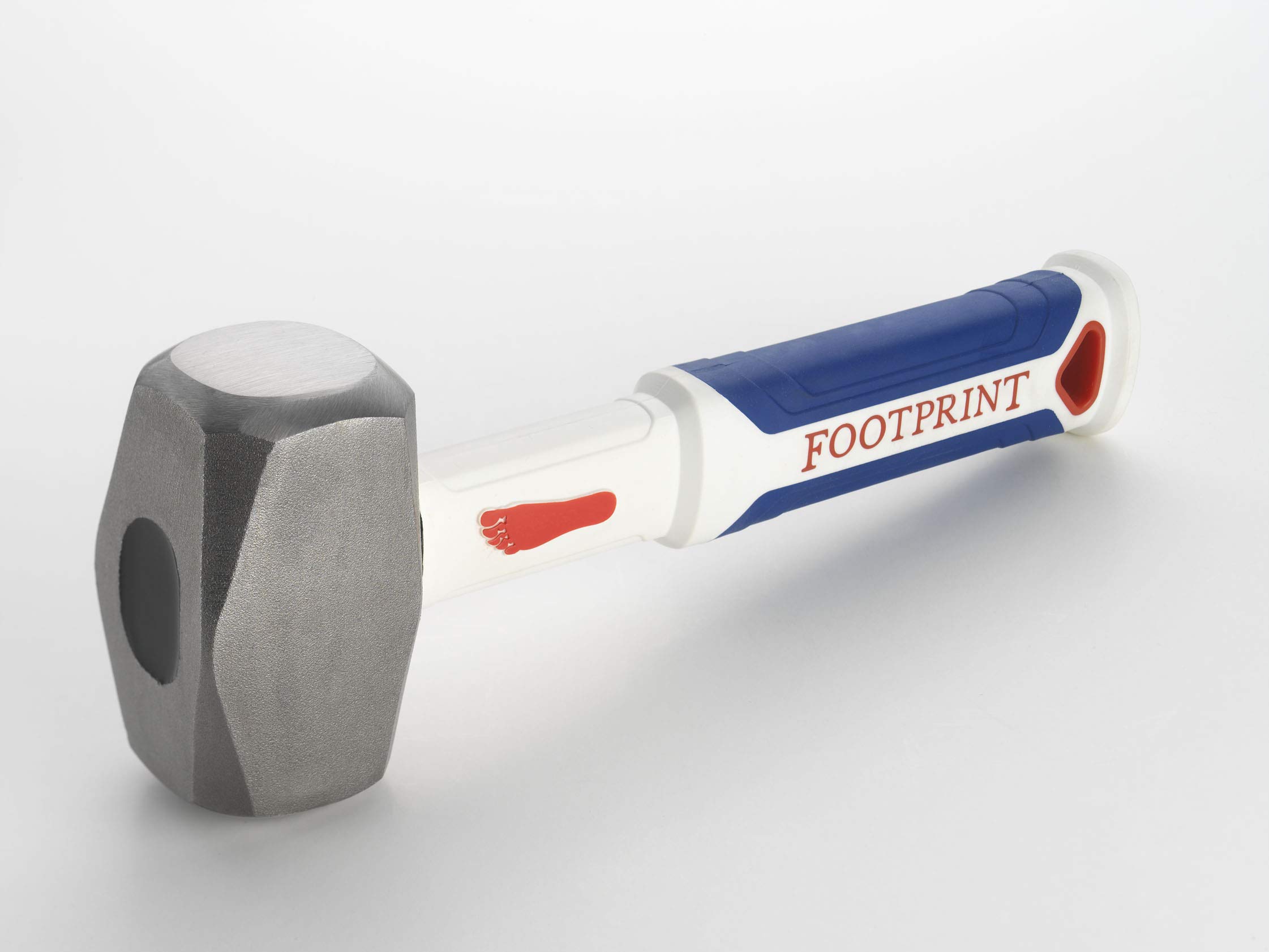 Footprint 11716 4lb fibreglass Handle Hardened Steel Club Hammer, (1.8kg) Head