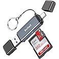 Beikell SD Card Reader,High-Speed USB C/USB 3.0 Memory Card Reader, 2 in 1 OTG Adapter for SD/Micro SD/MMC/TF/SDXC/SDHC/Micro