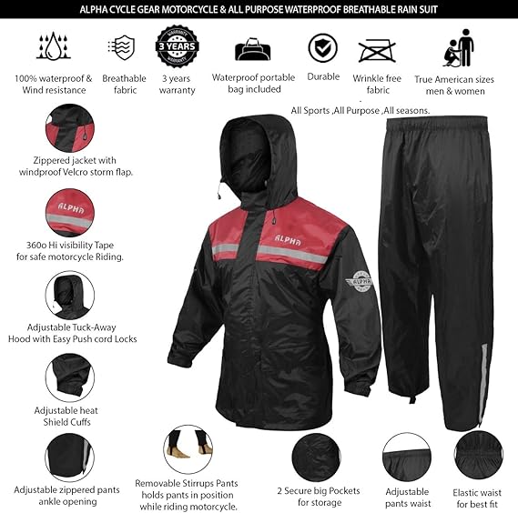 cycle gear rain suit