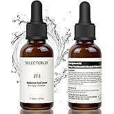 SELECTION 21 Advanced Hyaluronic Acid Serum for Face Anti Aging with 5% Hyaluronic Acid Complex, Hydrating Stem Cell Serum for Skin 1 Fl OZ.(pack of 1)
