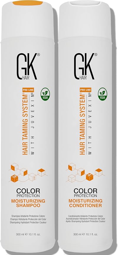 GK HAIR Moisturizing Shampoo & Conditioner Set - Sulfate Free for Color Treated