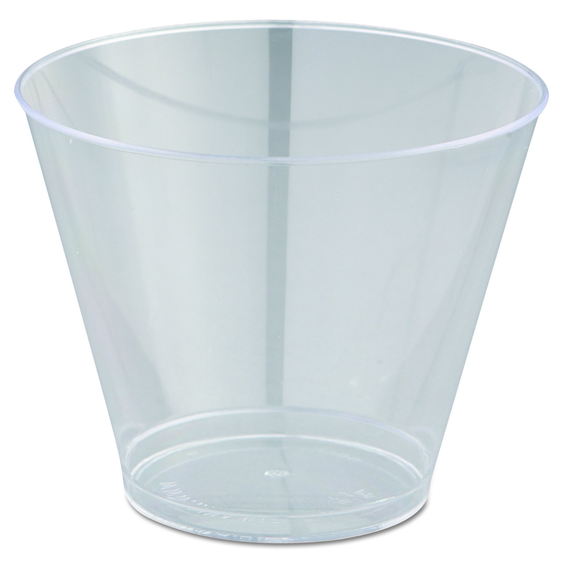WNA T9S Comet Smooth Wall Tumblers, 9oz, Clear, Squat, 25 Per Pack (Case of 20)