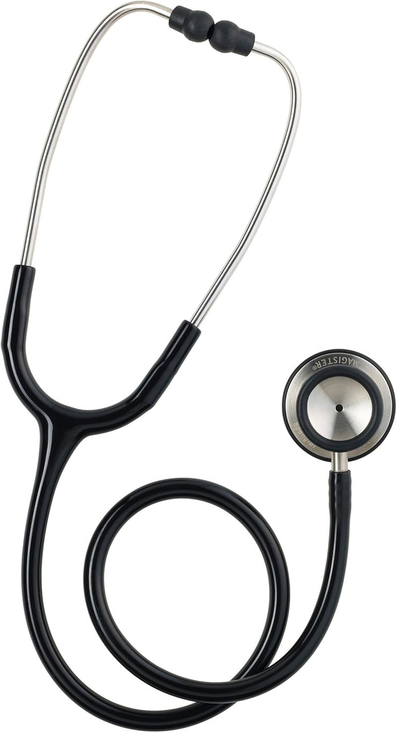 WIROS Dual Head Black Stethoscope | Professional Medical Use