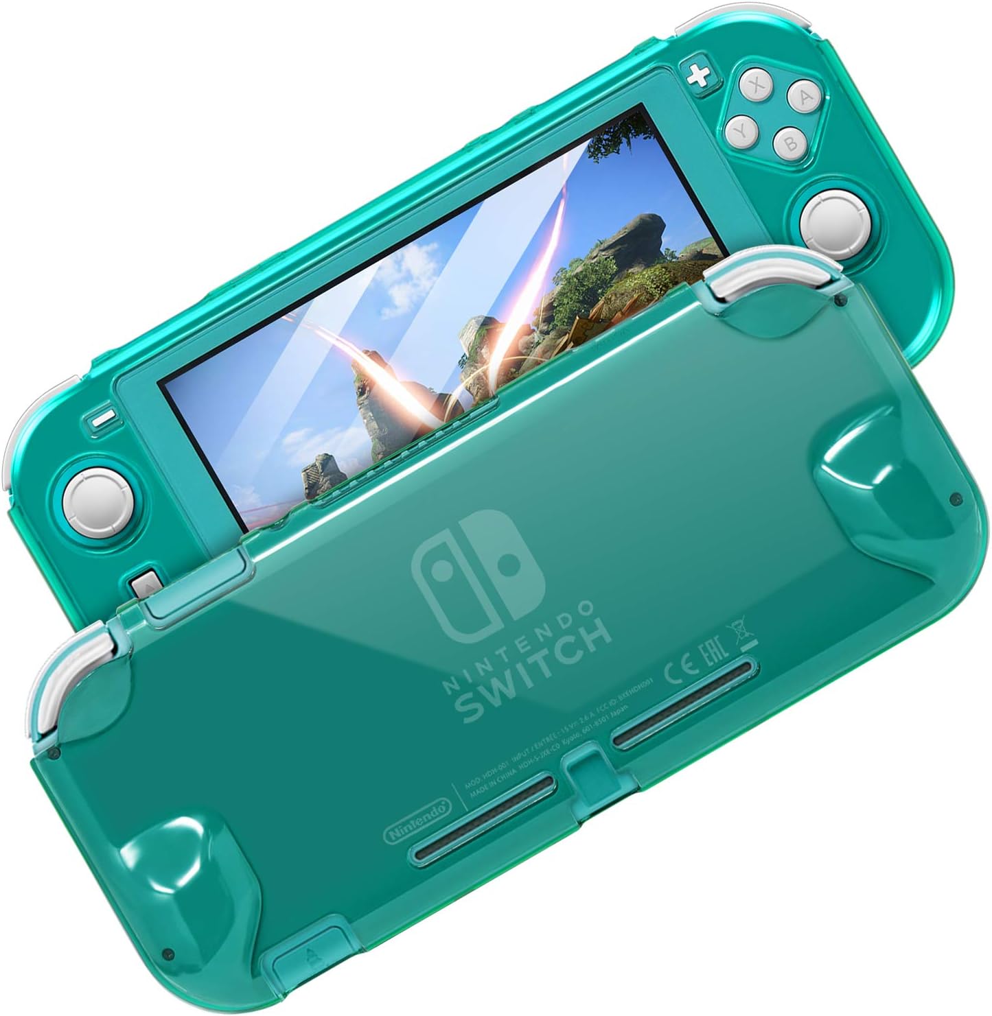 FASTSNAIL Protective Cover for Nintendo Switch Lite, Crystal Anti