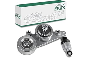 QVDX Premium Belt Tensioner Assembly with Pulley | Compatible with Honda Accord 2008-2010, Crosstour 2010, Odyssey 2005-2010, Pilot 2006-2011 | Part Numbers: 31170-R70-A01, 31170-RKB-005, 31170R70A01