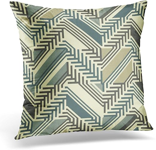 Amazon Com Emvency Throw Pillow Covers Beige Angle Abstract